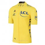 2017 Ropa Ciclismo Tour De France Amarillo Mangas Corta y Culotte Corto