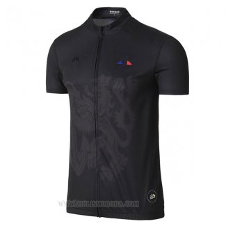 2017 Ropa Ciclismo Tour De France Negro Mangas Corta y Culotte Corto