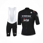 2017 Ropa Ciclismo Trek Segafredo Negro Mangas Corta y Culotte Corto