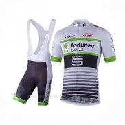 2018 Ropa Ciclismo Fortuneo Samsic Blanco Mangas Corta Y Culotte Corto