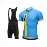 2018 Ropa Ciclismo Mavic Azul Mangas Corta y Culotte Corto
