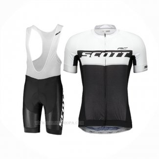 2018 Ropa Ciclismo Scott Rc Blanco Mangas Corta Y Culotte Corto