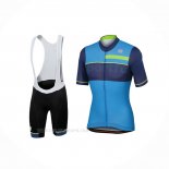 2018 Ropa Ciclismo Sportful Azul Mangas Corta y Culotte Corto