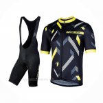 2019 Ropa Ciclismo Nalini Descesa 2.0 Negro Amarillo Mangas Corta Y Culotte Corto