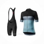2020 Ropa Ciclismo Castelli Azul Mangas Corta y Culotte Corto