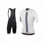 2020 Ropa Ciclismo Sportful Blanco Mangas Corta y Culotte Corto