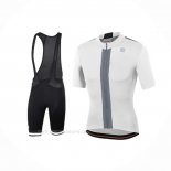 2020 Ropa Ciclismo Sportful Blanco Mangas Corta y Culotte Corto