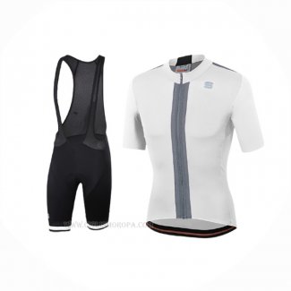 2020 Ropa Ciclismo Sportful Blanco Mangas Corta y Culotte Corto