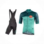 2021 Ropa Ciclismo Bianchi Verde Mangas Corta y Culotte Corto