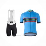 2021 Ropa Ciclismo Bontrager Azul Mangas Corta y Culotte Corto