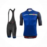 2021 Ropa Ciclismo Castelli Azul Mangas Corta y Culotte Corto(1)