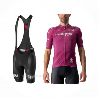 2021 Ropa Ciclismo Giro d'Italia Fucsia Mangas Corta y Culotte Corto