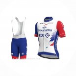 2021 Ropa Ciclismo Groupama-fdj Rojo Azul Blanco Mangas Corta y Culotte Corto(2)
