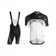 2021 Ropa Ciclismo Nalini Negro Blanco Mangas Corta Y Culotte Corto