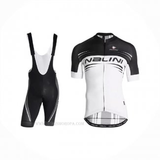 2021 Ropa Ciclismo Nalini Negro Blanco Mangas Corta Y Culotte Corto