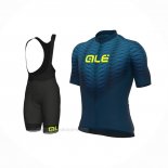 2022 Ropa Ciclismo ALE Azul Mangas Corta y Culotte Corto