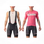 2022 Ropa Ciclismo Giro d'Italia Luz Rosa Mangas Cortas y Culotte Corto