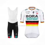 2023 Ropa Ciclismo Bora-hansgrone Negro Rojo Amarillo Mangas Cortas y Culotte Corto