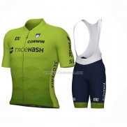 2023 Ropa Ciclismo Slovenia Verde Mangas Cortas y Culotte Corto
