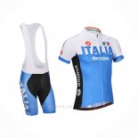 2014 Ropa Ciclismo Castelli Azul Blanco Mangas Corta y Culotte Corto