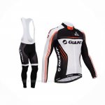 2014 Ropa Ciclismo Giant Blanco Negro Mangas Largas y Culotte Lunga