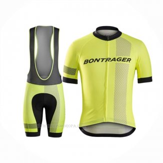 2016 Ropa Ciclismo Bontrager Negro Amarillo Mangas Corta y Culotte Corto