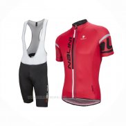 2016 Ropa Ciclismo Nalini Rojo Mangas Corta Y Culotte Corto