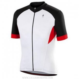 2016 Ropa Ciclismo Specialized Negro Blanco Manica Corta