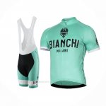 2017 Ropa Ciclismo Bianchi Milano Pride Verde Mangas Corta y Culotte Corto