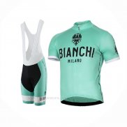 2017 Ropa Ciclismo Bianchi Milano Pride Verde Mangas Corta y Culotte Corto