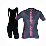 2017 Ropa Ciclismo Mujer Biemme Negro Mangas Corta y Culotte Corto