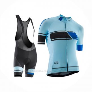 2017 Ropa Ciclismo Mujer Orbea Azul Mangas Corta y Culotte Corto