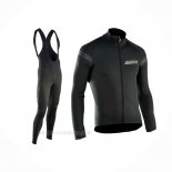 2017 Ropa Ciclismo Northwave Ml Profundo Negro Mangas Largas y Culotte Lunga