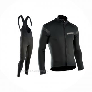 2017 Ropa Ciclismo Northwave Ml Profundo Negro Mangas Largas y Culotte Lunga