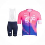 2019 Ropa Ciclismo EF Education First Rosa Mangas Corta y Culotte Corto