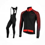 2019 Ropa Ciclismo Nalini Crit 3l 2.0 Negro Rojo Mangas Largas Y Culotte Lunga