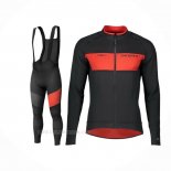 2019 Ropa Ciclismo Scott Rc Ff Negro Rojo Mangas Largas Y Culotte Lunga
