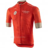 2020 Ropa Ciclismo UAE Tour Rojo Mangas Corta y Culotte Corto