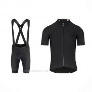 2021 Ropa Ciclismo Assos Negro Mangas Corta y Culotte Corto