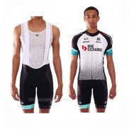 2021 Ropa Ciclismo Bike Exchange Blanco Mangas Corta y Culotte Corto(1)