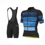 2022 Ropa Ciclismo ALE Negro Azur Mangas Cortas y Culotte ioui022