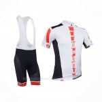 2013 Ropa Ciclismo Castelli Naranja Blanco Mangas Corta y Culotte Corto