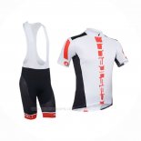 2013 Ropa Ciclismo Castelli Naranja Blanco Mangas Corta y Culotte Corto
