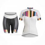 2016 Ropa Ciclismo Mujer Trek Naranja Blanco Mangas Corta y Culotte Corto