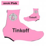 2016 Saxo Bank Tinkoff Cubrezapatillas Ciclismo Rosa