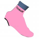 2016 Saxo Bank Tinkoff Cubrezapatillas Ciclismo Rosa Gris