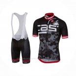 2017 Ropa Ciclismo Castelli Attacco Negro Mangas Corta y Culotte Corto