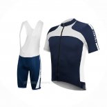 2017 Ropa Ciclismo RH+ Blanco Azul Mangas Corta y Culotte Corto