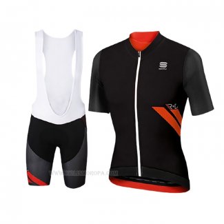 2017 Ropa Ciclismo Sportful R&d Ultraskin Negro Mangas Corta y Culotte Corto