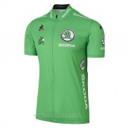 2017 Ropa Ciclismo Tour De France Verde Mangas Corta y Culotte Corto